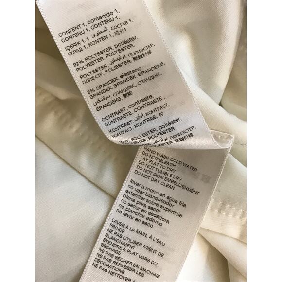 Bebe White Long Sleeve Cut Out Lace Gown M Bohemian Formal Maxi Dress Wedding - Picture 16 of 16